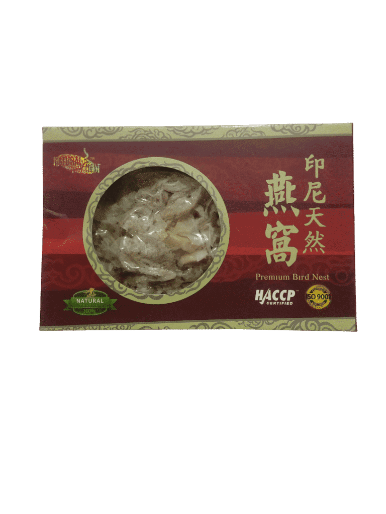 250g medium broken white birdnest in box